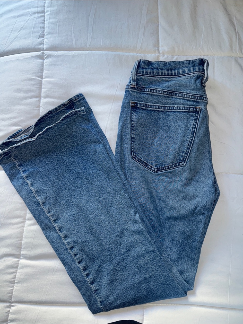 Madewell Straight-Leg Women's Blue Jeans